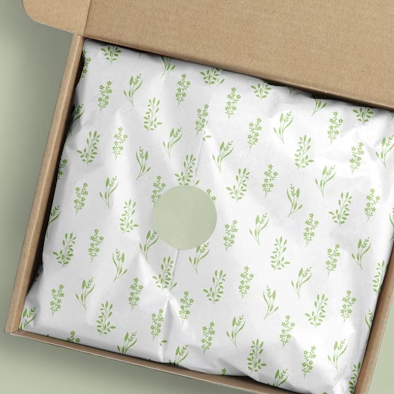 High Quality Plastic Waterproof Packing Papers Custom Size Biodegradable Embossing Food Wrapping Paper