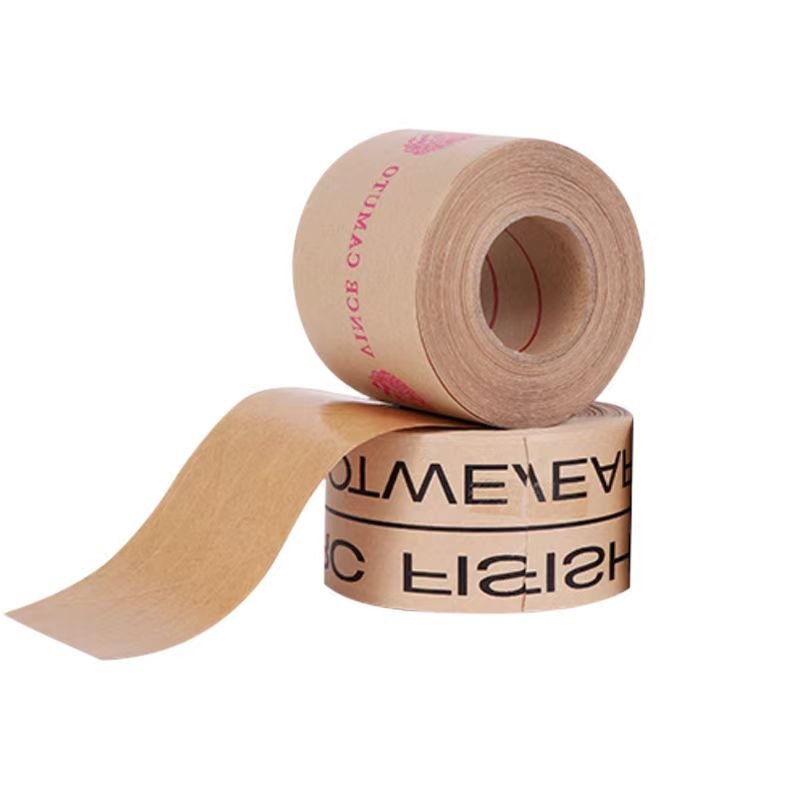High Quality Eco-Friendly Brown Kraft Paper Packaging Tape Custom Sealable Carton Self-Adhesive Hot Melt for Industrial Use
