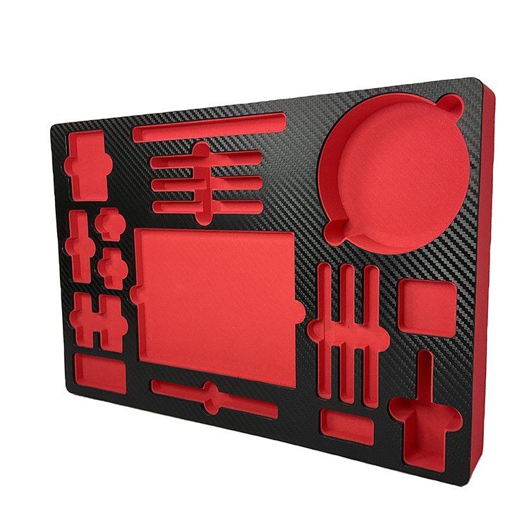 Custom high density colorful EVA foam insert for tool box foam sponge