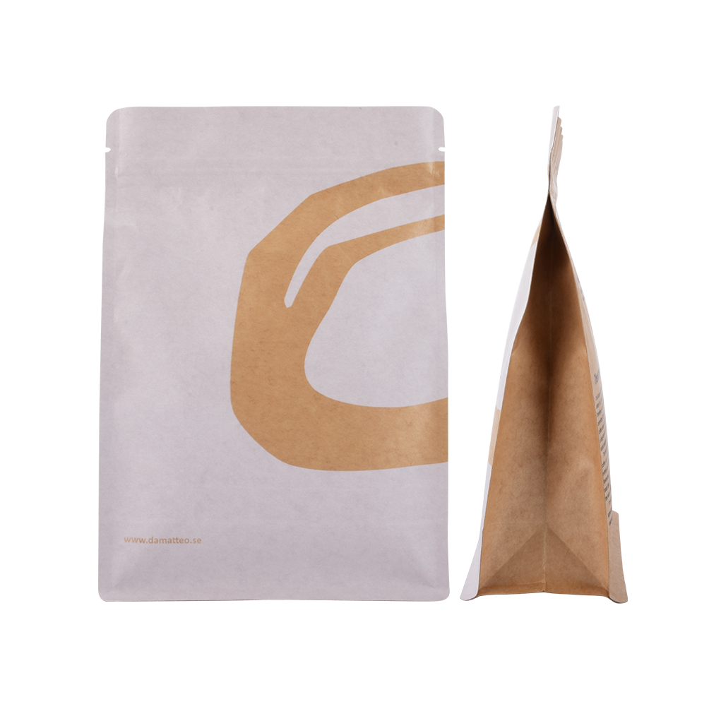 Wholesale Kraft Paper Coffee Tea Packaging Bag