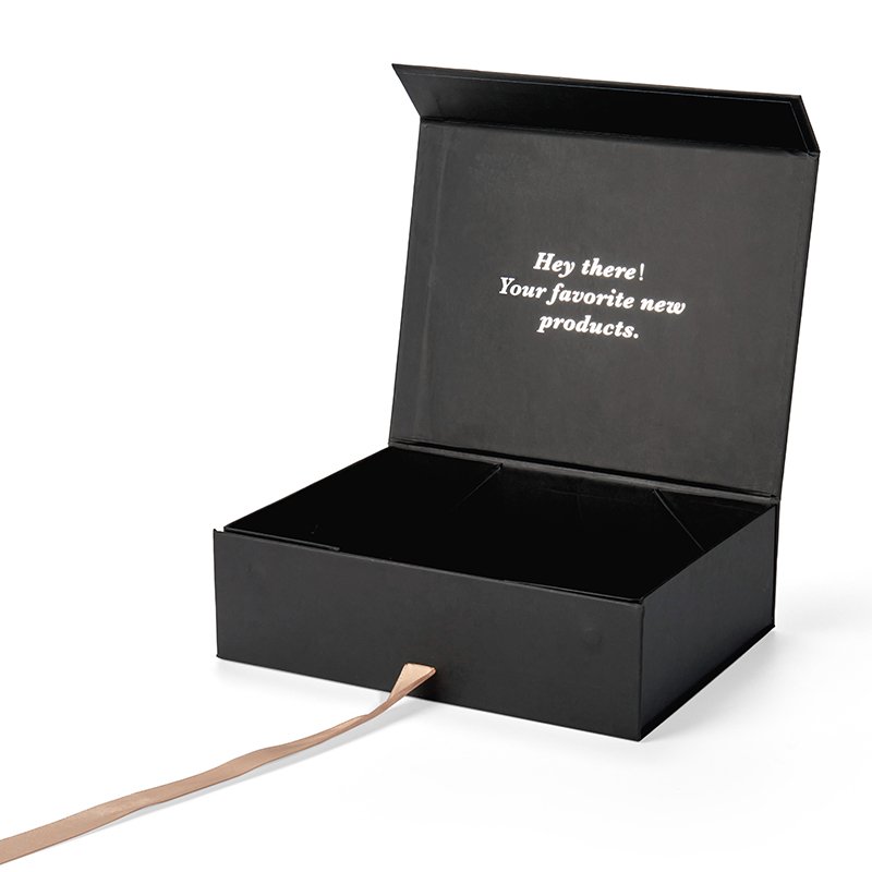 Free Sample Cardboard Folding Luxury White Magnetic Gift Paper Box Custom Logo Collapsible Packaging Boxes With Ribbon
