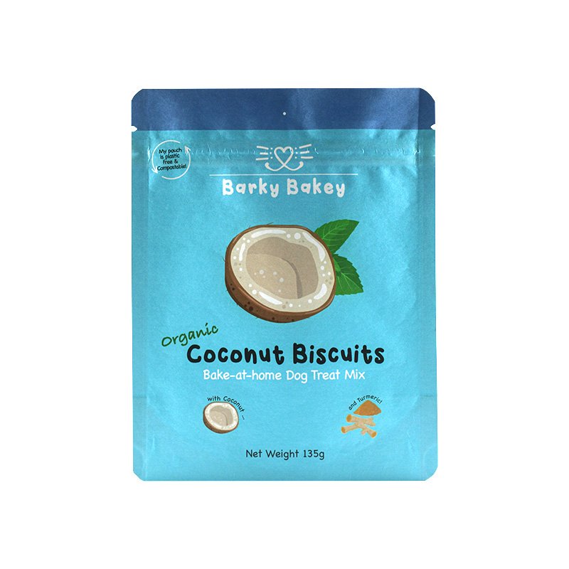 100% Biodegradable PLA Packaging Kraft Paper Zipper Pouches Tea Snack Food Compostable Bags