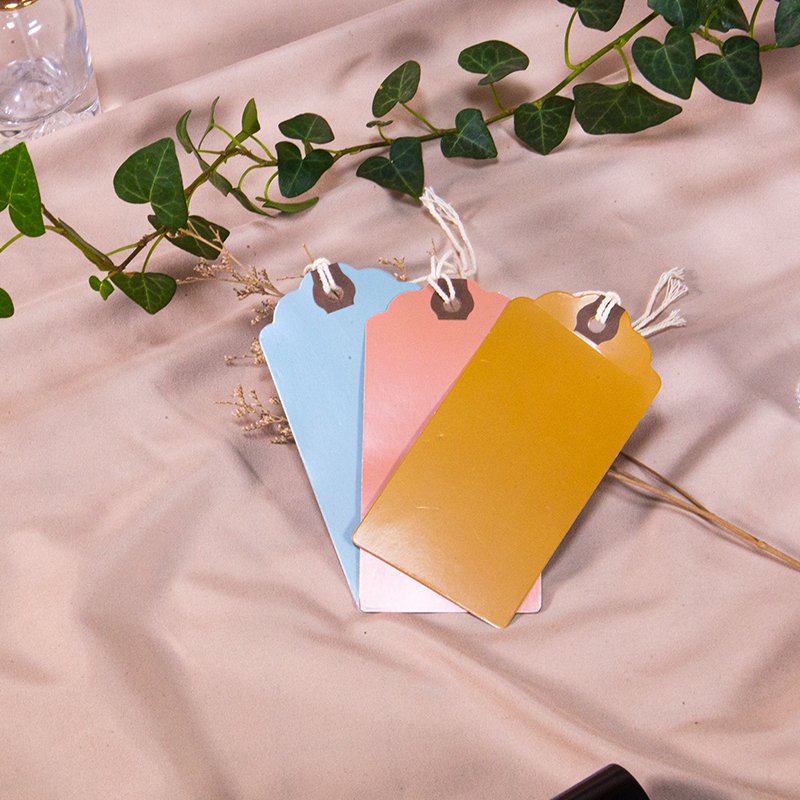 Custom Brand Logo Eco-friendly Colorful Paper Garment Shirt Shoes Bags Manila Shipping Hangtags