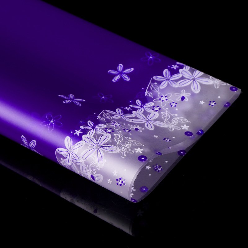 Flower Pattern Bouquet Wrapping Paper Waterproof Floral Bouquet Paper Florist Supplies Packaging Paper for Wedding Gift DIY