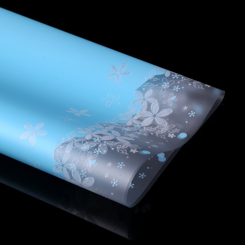 Flower Pattern Bouquet Wrapping Paper Waterproof Floral Bouquet Paper Florist Supplies Packaging Paper for Wedding Gift DIY