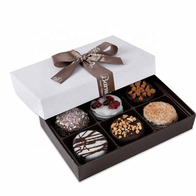 Bonbon Chocolate Bar Packaging Box Christmas Chocolate Covered Strawberry Boxes for Brown Custom Small Luxury Food Recyclable