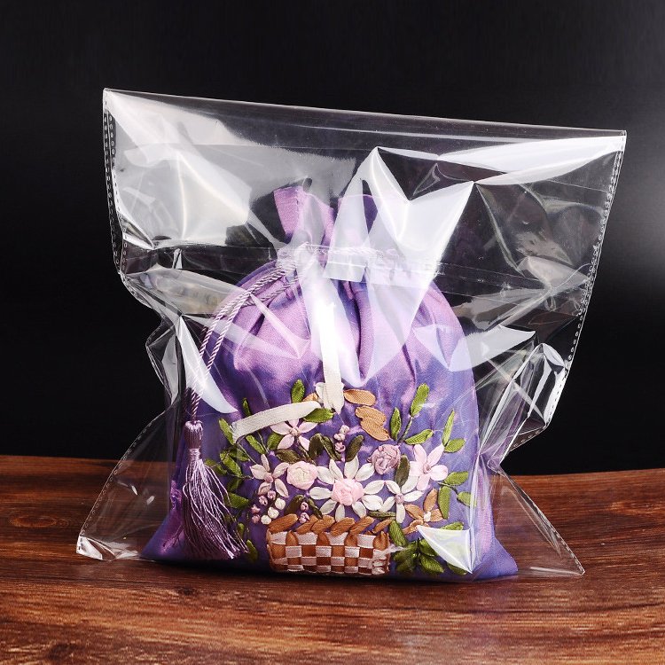 SZHOYO Custom Size Clear OPP Cellophane Poly Plastic bag Self Adhesive Plastic Bag For Clothing Packaging
