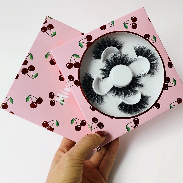 Wholesale Multiple False Lash Book Custom Private Logo Eyelash Packaging Box Fake 3D Mink Lashes Strip Packing Empty Case