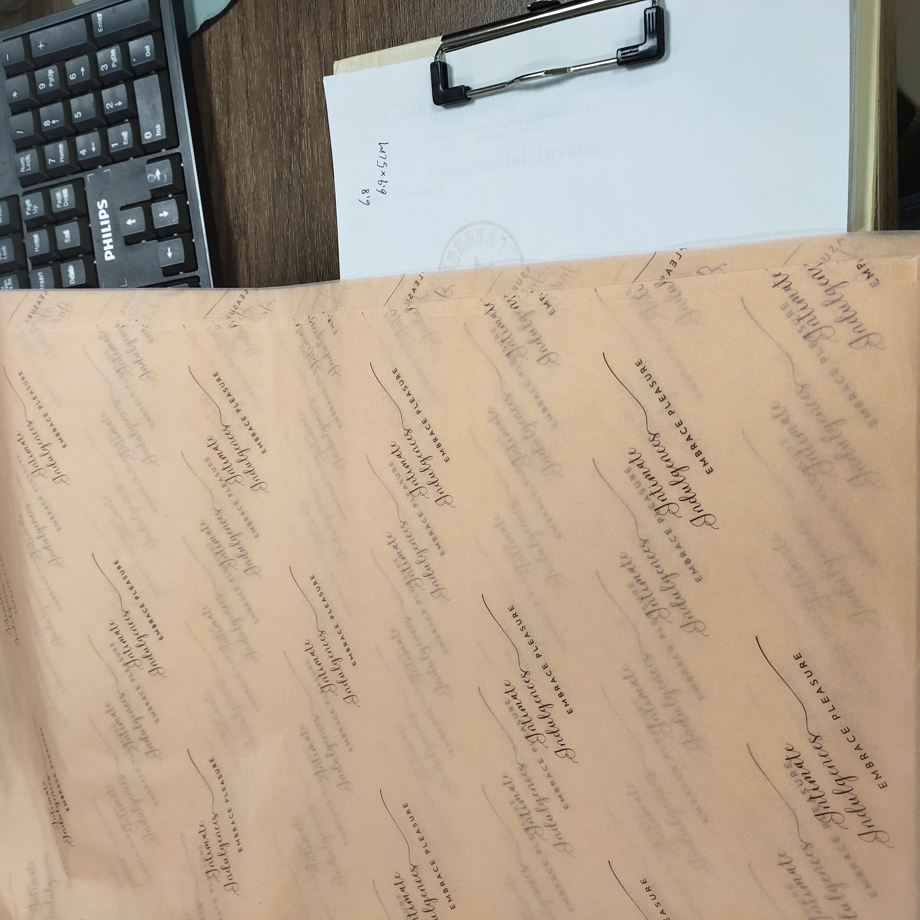 custom printed tissue paper packaging wrapping paper for clothing custom packing paper