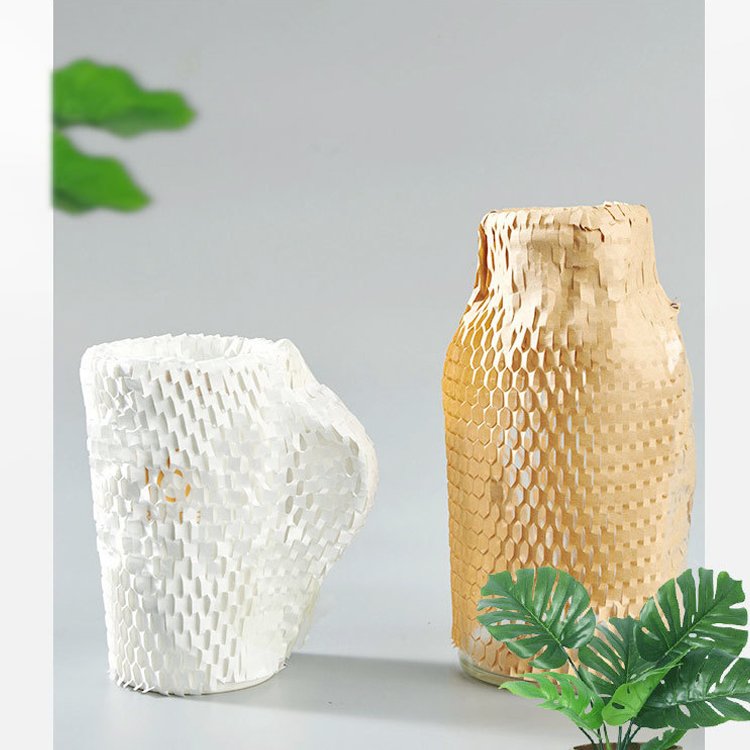 High Quality Biodegradable Honeycomb Packing Paper Roll Cushion Wrapping Paper For Packaging