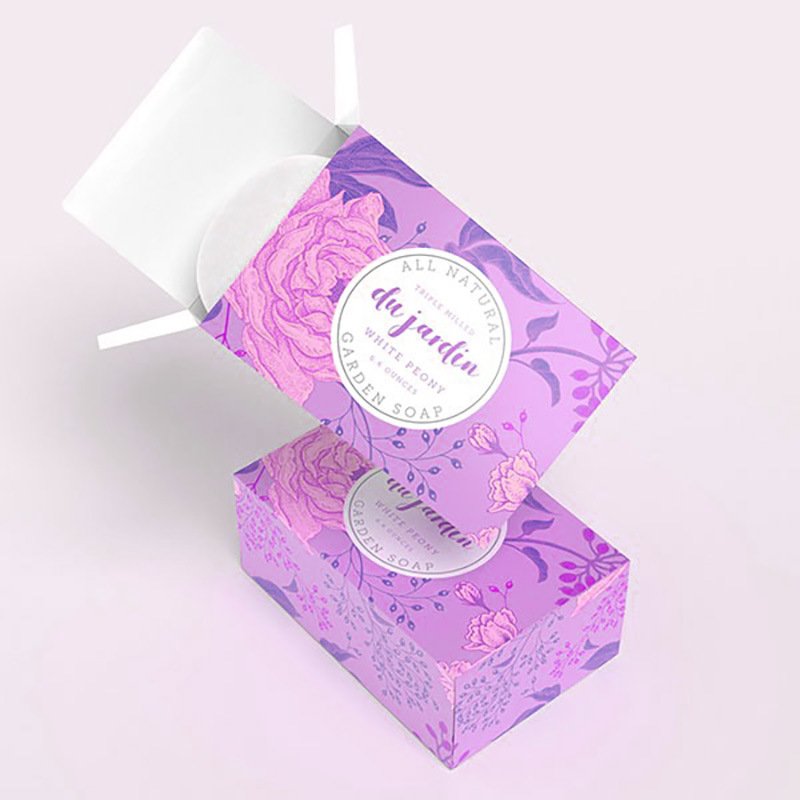 Eco Friendly Custom Clear Packaging Bar Soap Box With Window Paper Packaging Boxes For Soap
