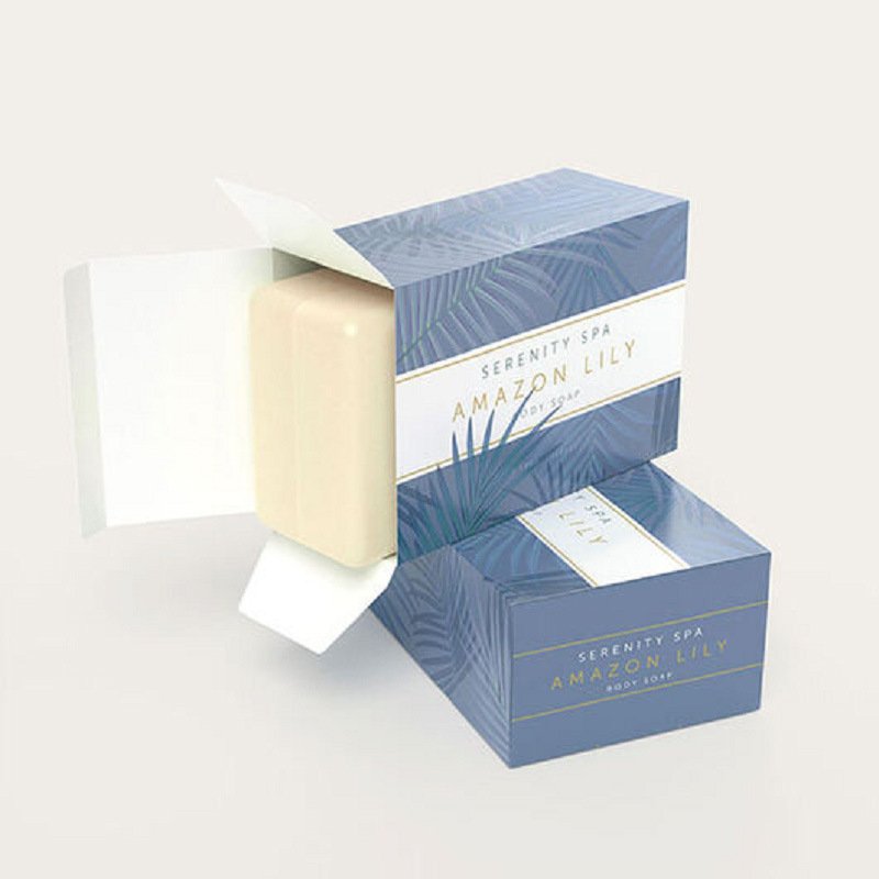 Eco Friendly Custom Clear Packaging Bar Soap Box With Window Paper Packaging Boxes For Soap