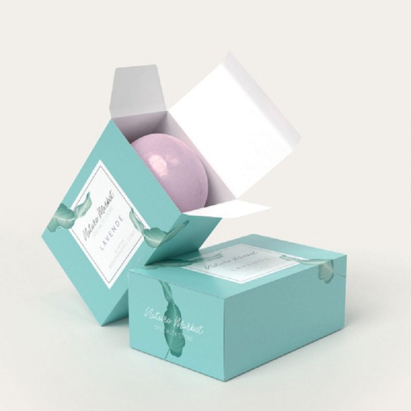Eco Friendly Custom Clear Packaging Bar Soap Box With Window Paper Packaging Boxes For Soap