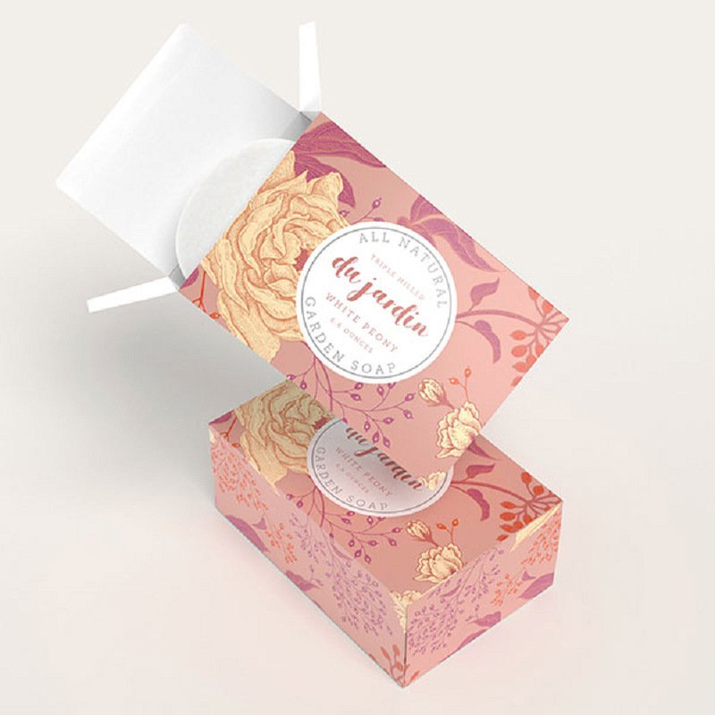 Eco Friendly Custom Clear Packaging Bar Soap Box With Window Paper Packaging Boxes For Soap