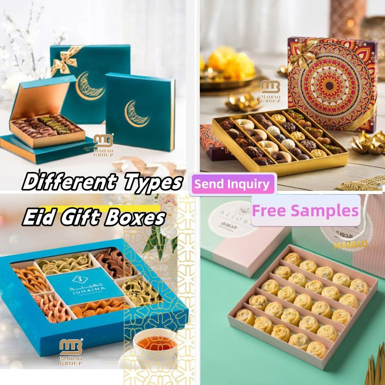 Custom luxury cardboard empty sweet pastry baklava boxes packaging cookie dessert bakery cake paper packaging box for baklava