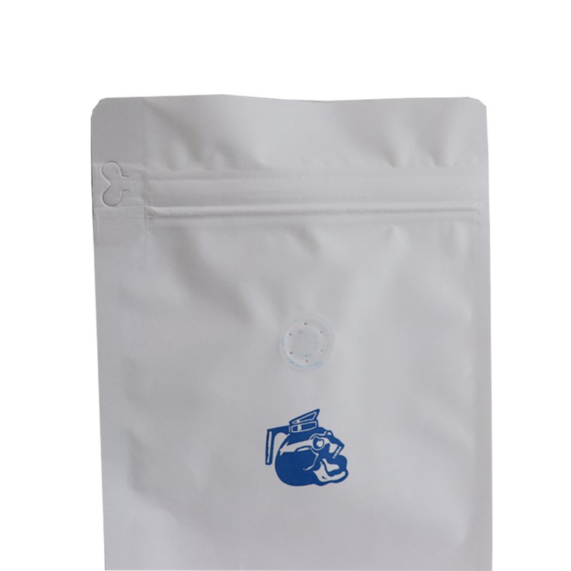 Custom Biodegradable Recyclable Kraft Paper Compostable Packaging Coffee Bags with One-Way Valve And Zipper Bolsa Para Cafe