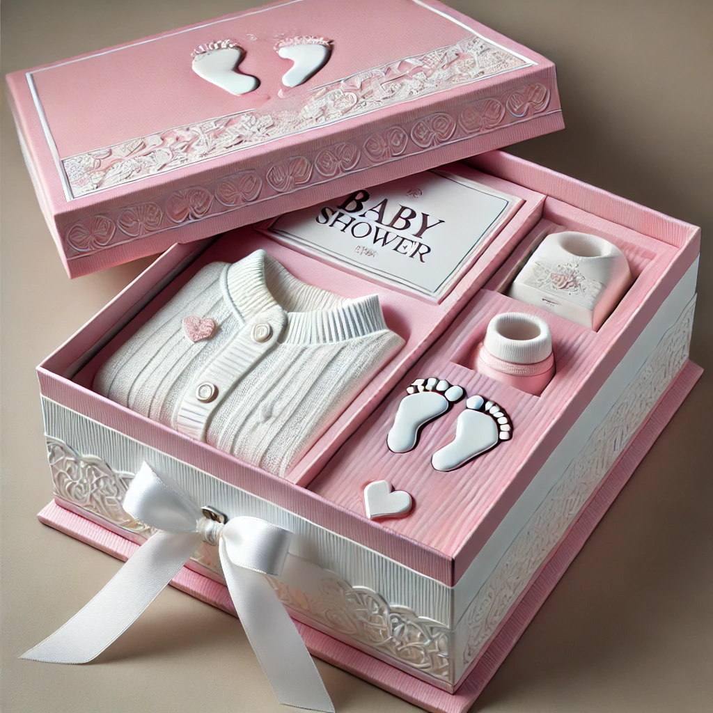 personalized baby geschenk set baby shower decoration memory keepsake box baby newborn clothing socks box with bow ribbon