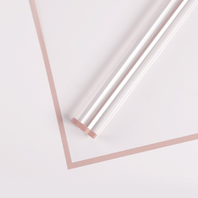 Color sides cellophane wrapper paper big flower wrapping tissue paper decoration packaging paper