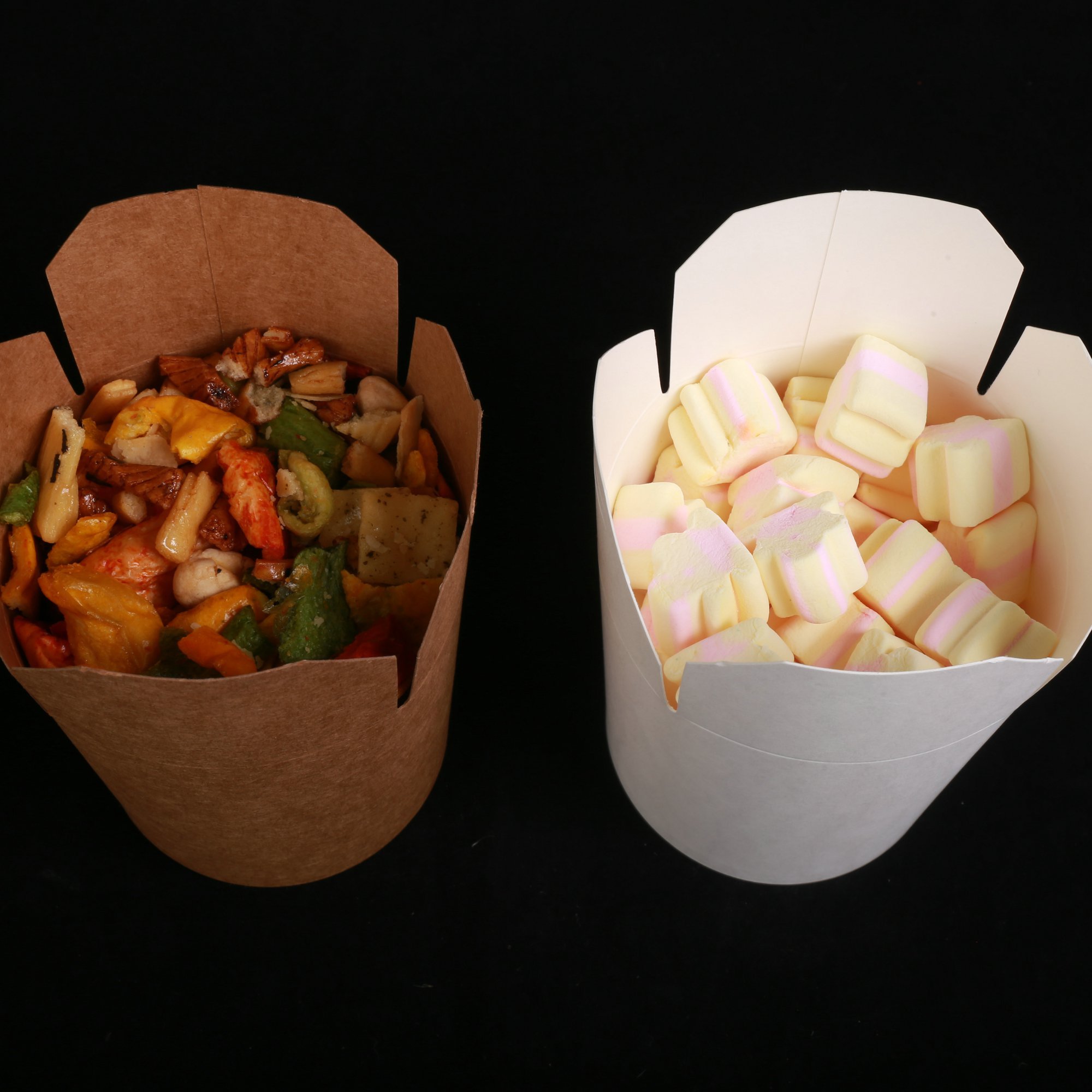 SenAng05 Wholesale White Udon Thai Takeaway Soup Plastic 1250Ml Pasta Packaging 16Oz Paper Noodle Box