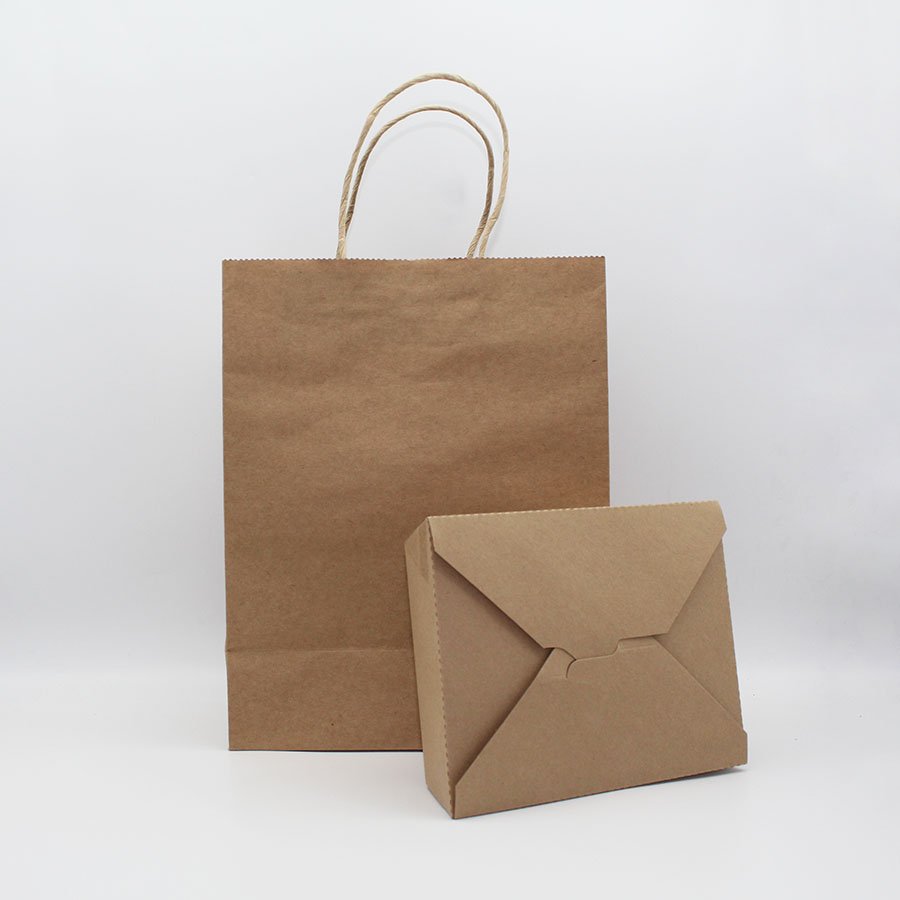 Hot sale fast food paper package kraft paper box 500ml 750ml 1000ml recyclable paper box