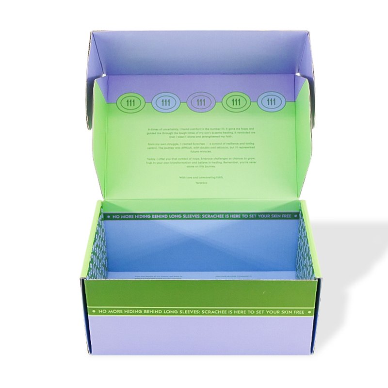 Wholesale Custom Logo Skincare Packing Cardboard Mailer Packaging Paper Boxes Cosmetic Corrugated Shipping Box
