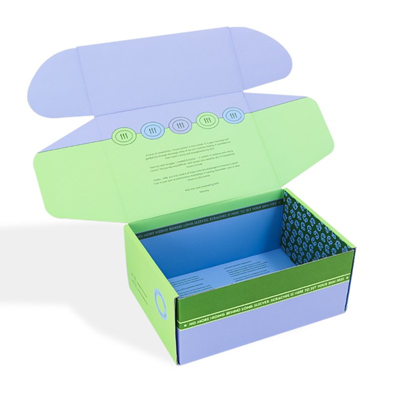 Wholesale Custom Logo Skincare Packing Cardboard Mailer Packaging Paper Boxes Cosmetic Corrugated Shipping Box