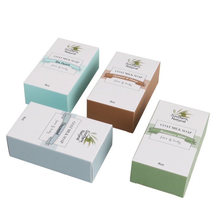 High quality OEM Product Packaging box White Card Paper Custom Soap Boxes Packaging