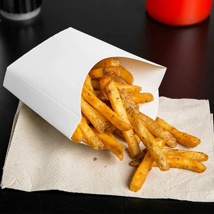 Customized Fast Food Packaging Fried Chicken French Fries Disposable Takeaway Chip To Go Box Restaurant