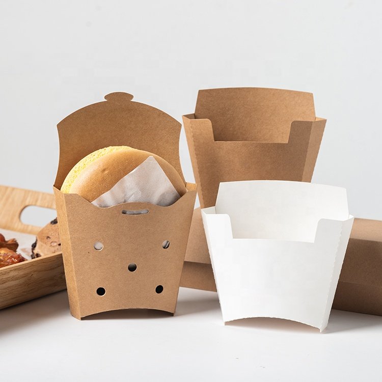 Customized Fast Food Packaging Fried Chicken French Fries Disposable Takeaway Chip To Go Box Restaurant