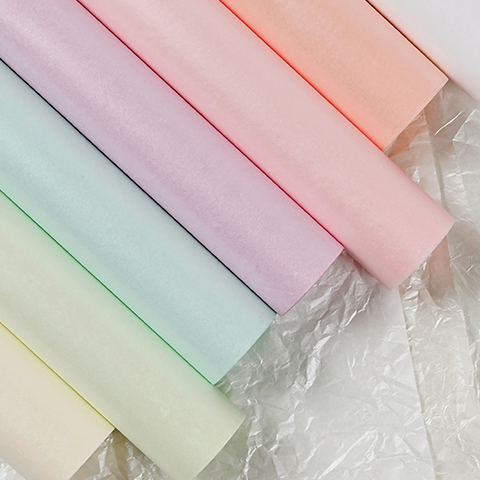 cross-border exclusive supply flower gift packaging pink tissue paper