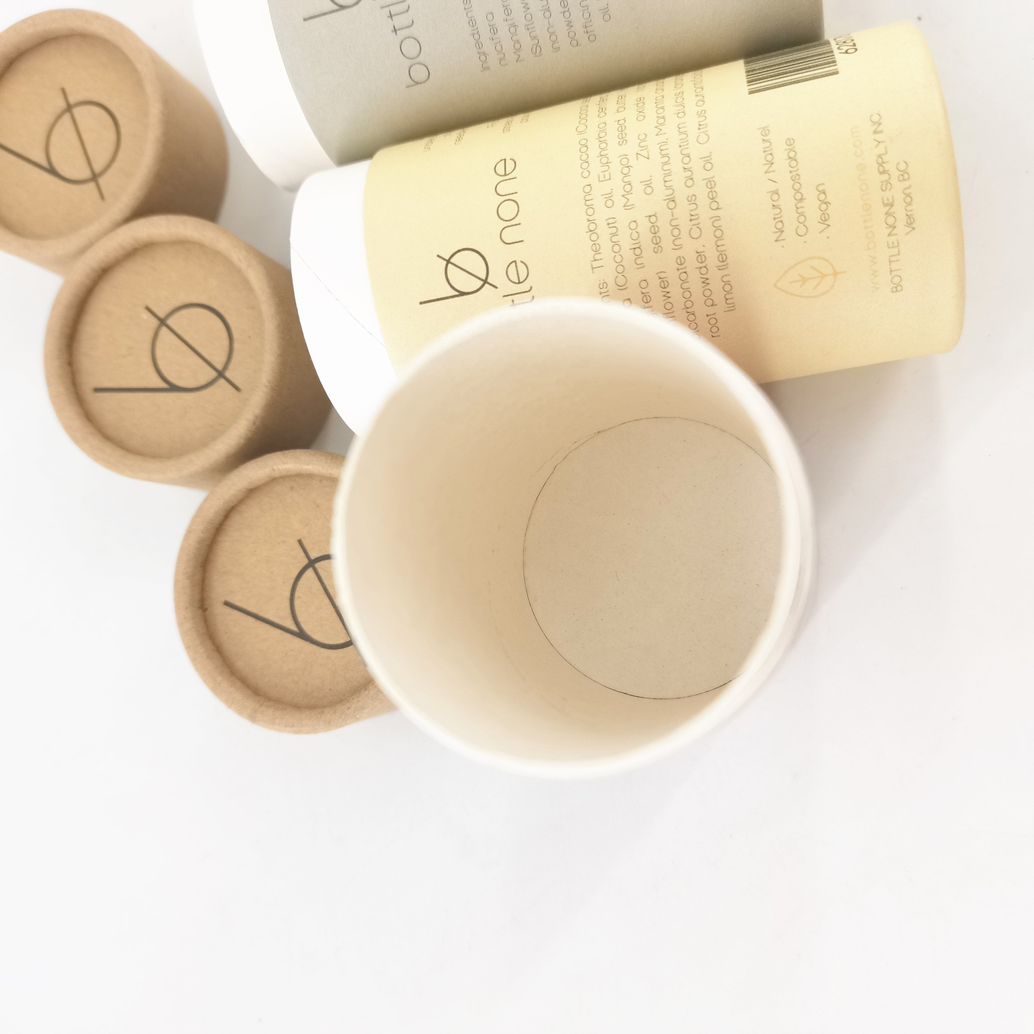 Empty Cardboard Cylinder Spice Packaging Container/boxes/tubes Other Food & Beverage Packaging Kraft Paper / Cartons Recyclable