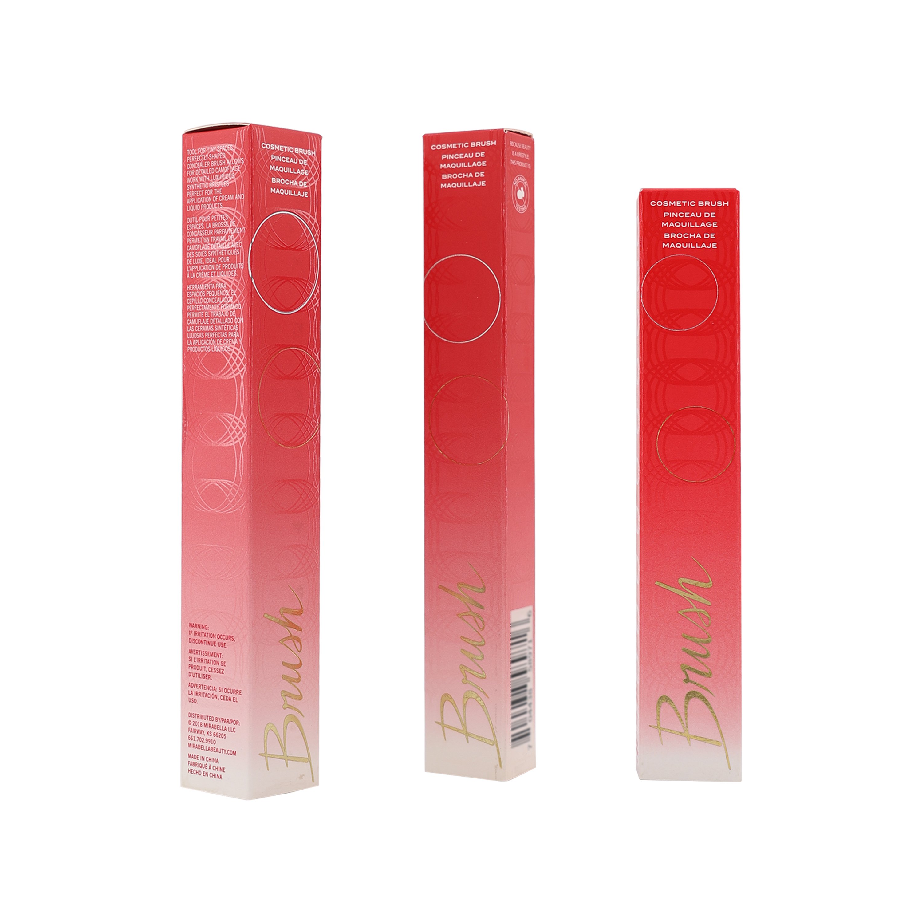 Custom Pink Empty Cosmetic Paper Packaging Makeup Beauty Lipstick Cosmetic Packaging Paper Boxes