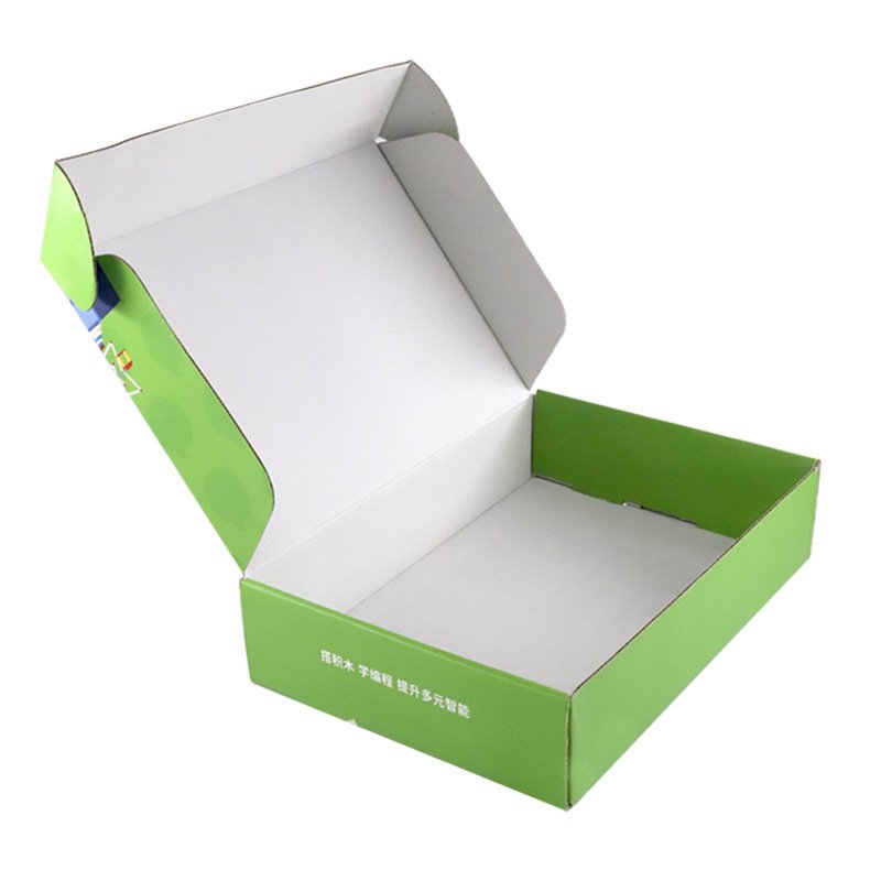 Custom folding corrugated paper shipping boxes for clothing shoes Dress Underwear mailer box
