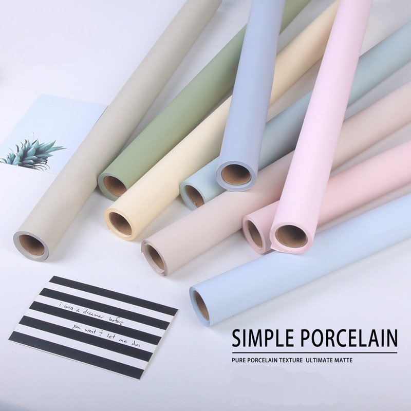Packaging Paper Solid Color Waterproof Floral Bouquet Packaging Paper