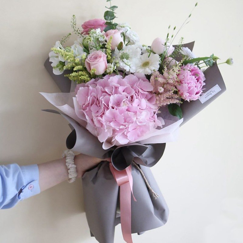 Packaging Paper Solid Color Waterproof Floral Bouquet Packaging Paper