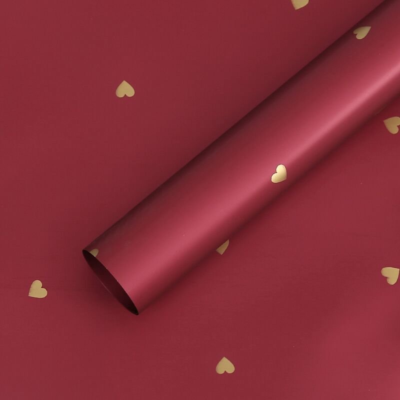 Valentine's Day Waterproof Solid Color Flower Bundle Packaging Paper Coated for Elegant Flower Wrapping