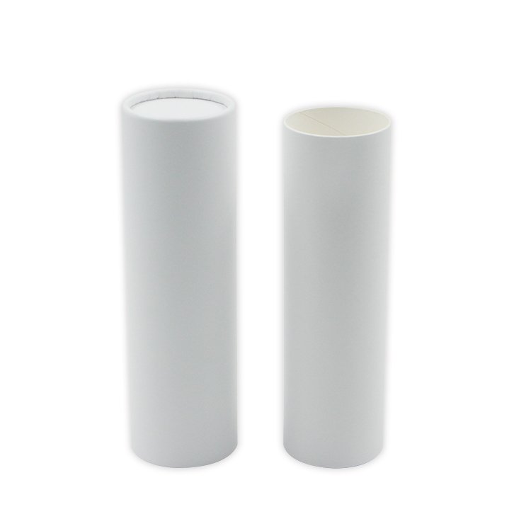 wholesale white round Kraft biodegradable cardboard paper tube paper tube packaging