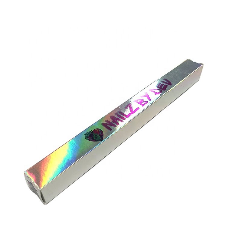 Beauty printing customized LOGO cosmetic lip oil lipstick tube box packaging for makeup