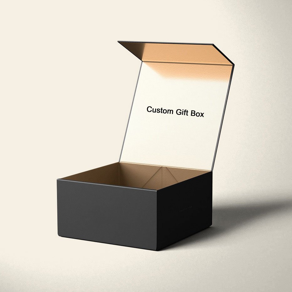 Eco Friendly Logo Designer Cardboard Packaging Magnetic Closure Custom Black Shoe Foldable Magnetic Paper Gift Box with Logo