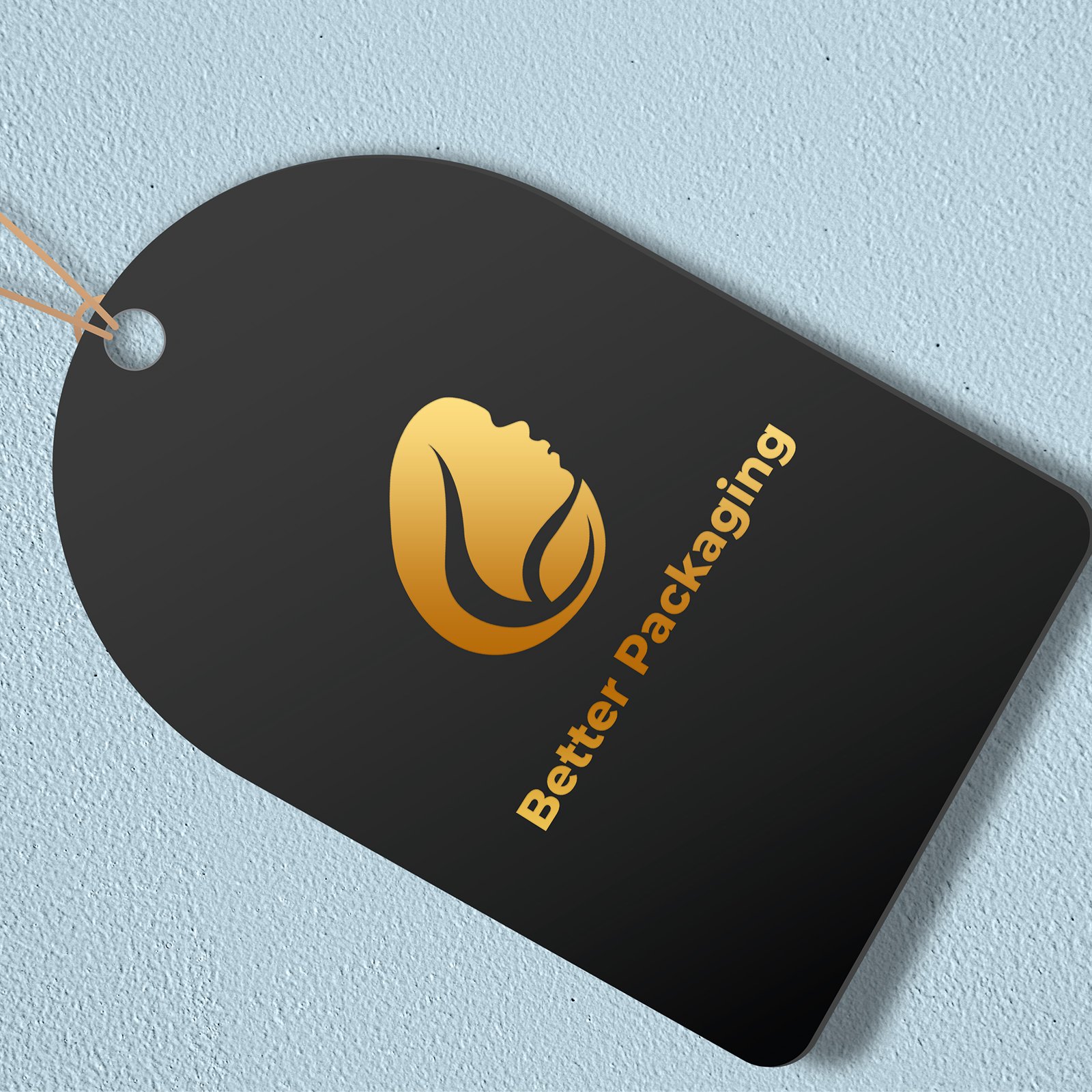 High Quality 400gsm Coated Paper Tag Custom Design Gold Foil Logo Hang Tag For T-Shirt/ Clothing/ Garment/ Jean/ Bags