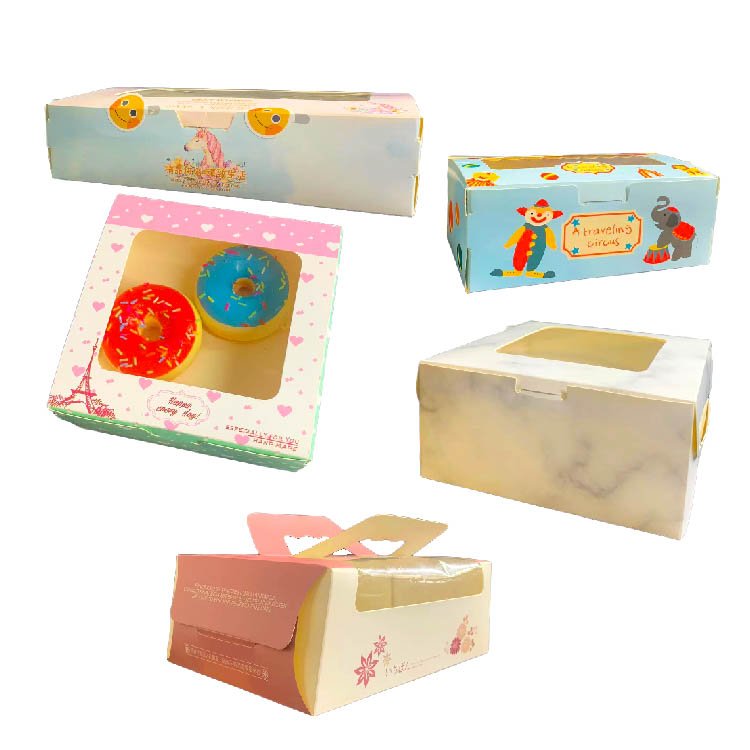 Manufacturer Recyclable Factory Price Cardboard Cookie Box Donut Box