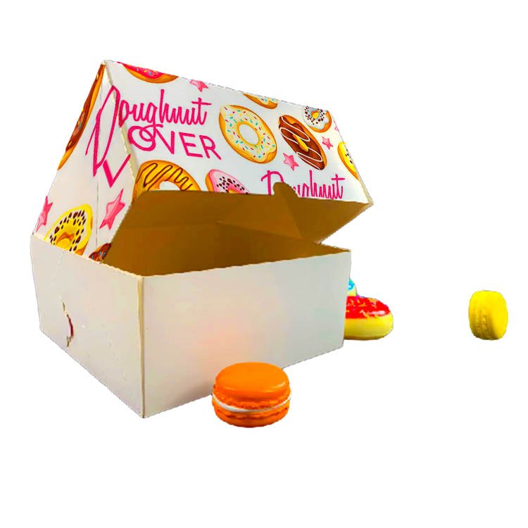 Manufacturer Recyclable Factory Price Cardboard Cookie Box Donut Box