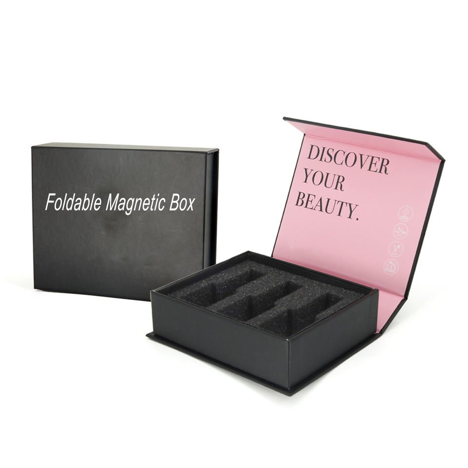 Wholesale Luxury Pink Custom Logo Magnetic Closure Folding Box Apparel Corrugated Mailer Box Shoes Clothes Gift Packaging Box