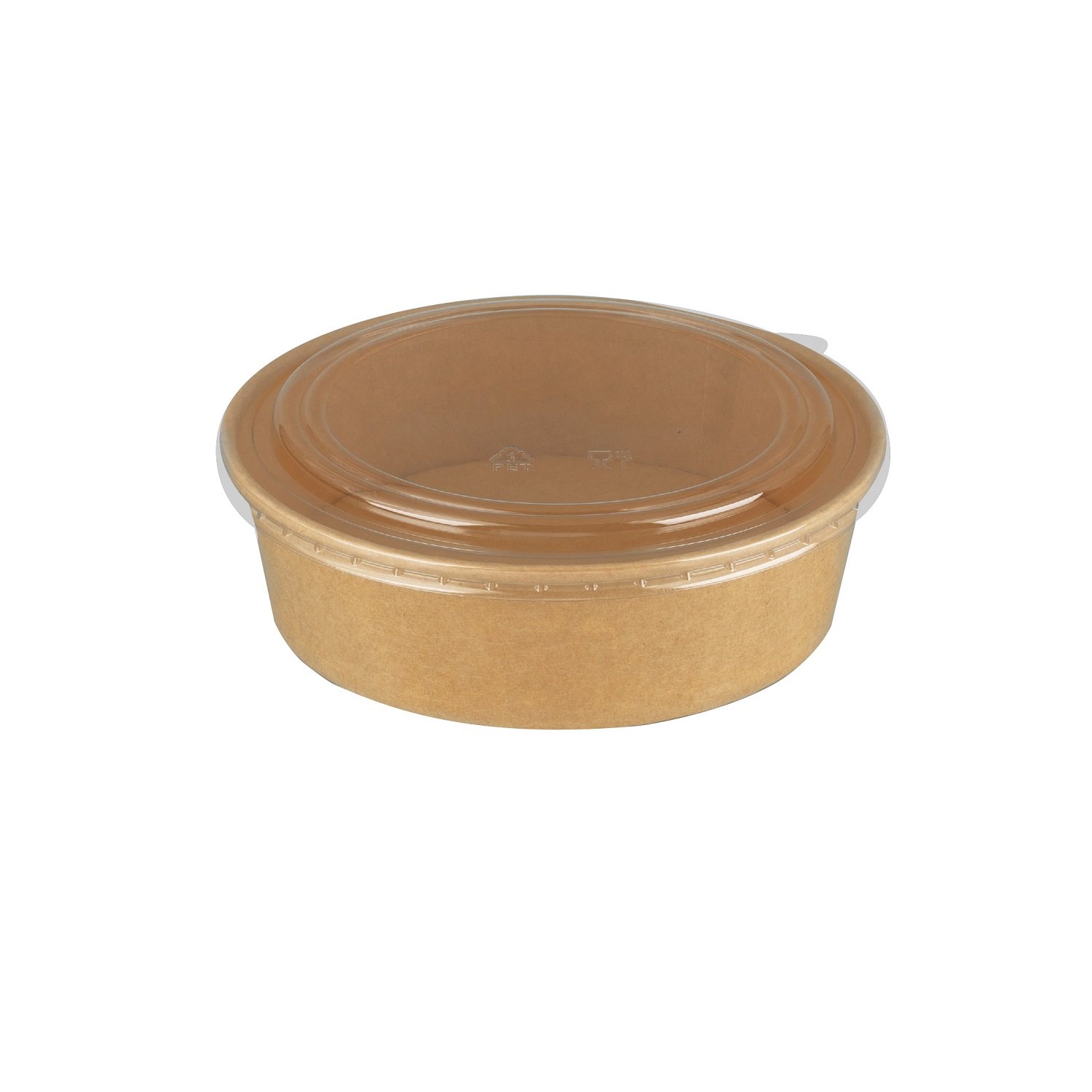 lunch box disposable Fast Food Brown Paper Bowls Kraft Salad Bowl And tissue paperSalad Box