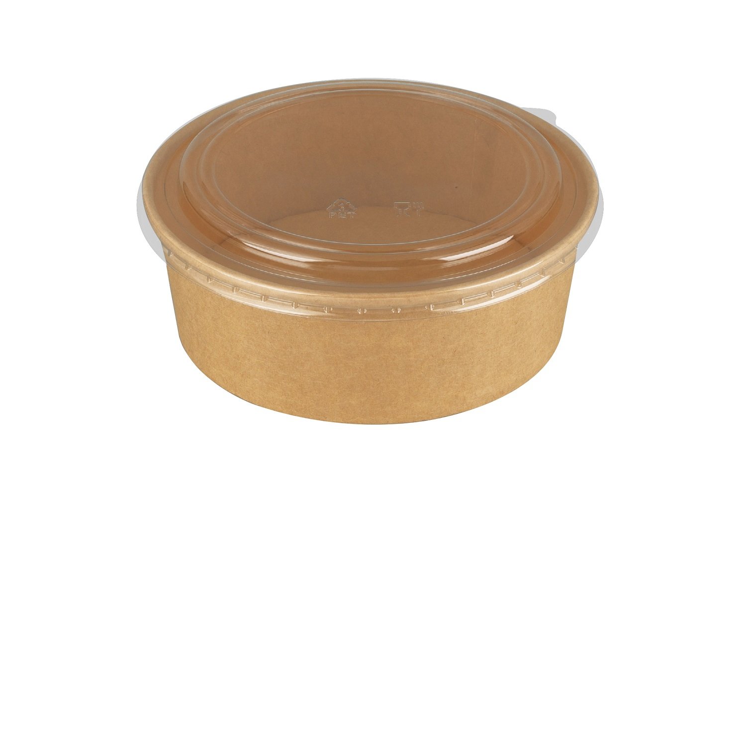 lunch box disposable Fast Food Brown Paper Bowls Kraft Salad Bowl And tissue paperSalad Box
