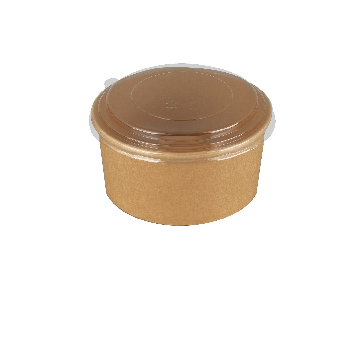 lunch box disposable Fast Food Brown Paper Bowls Kraft Salad Bowl And tissue paperSalad Box