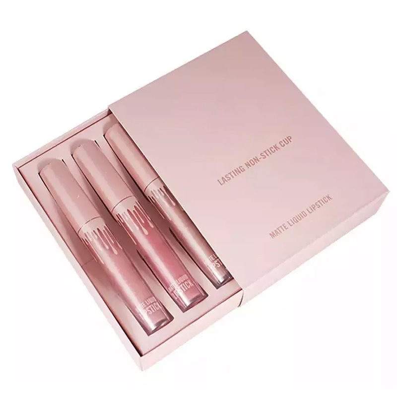 High Quality Foldable Luxury Paper Skincare Packaging Box lipstick lip gloss packing box Premium Cosmetic Box