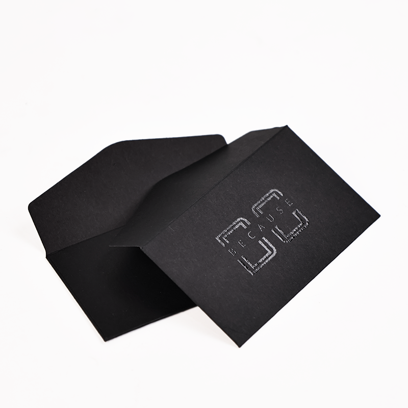 High quality thank you gift cards kraft paper envelope custom logo paper envelope packaging
