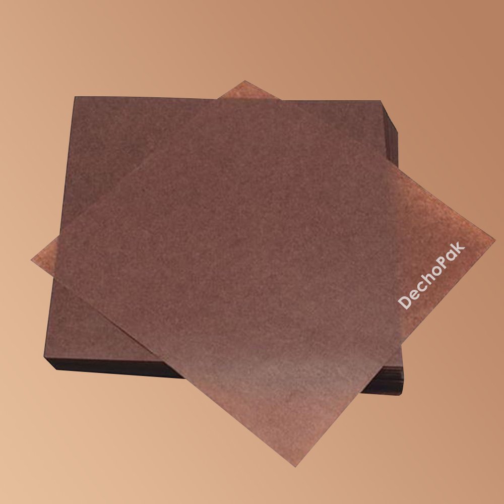 DechoPak Custom Design Printed Food Grade Kraft Greaseproof Paper Wrapping Paper For Packaging