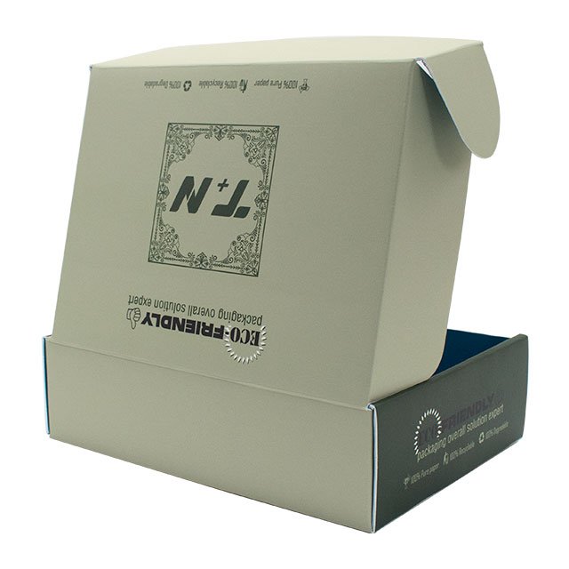 cardboard logistics packaging is a biodegradable small paper corrugated shipping box with custom logo print
